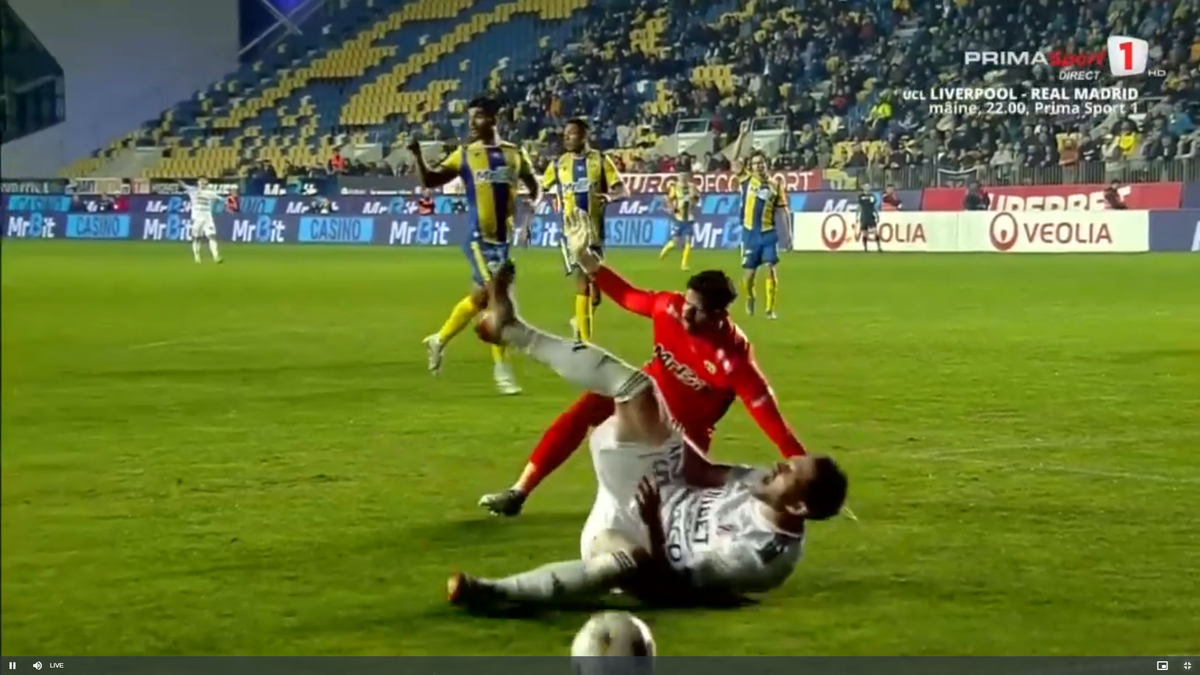 Faza la care Kovtaliuk a fost faultat de Krell
