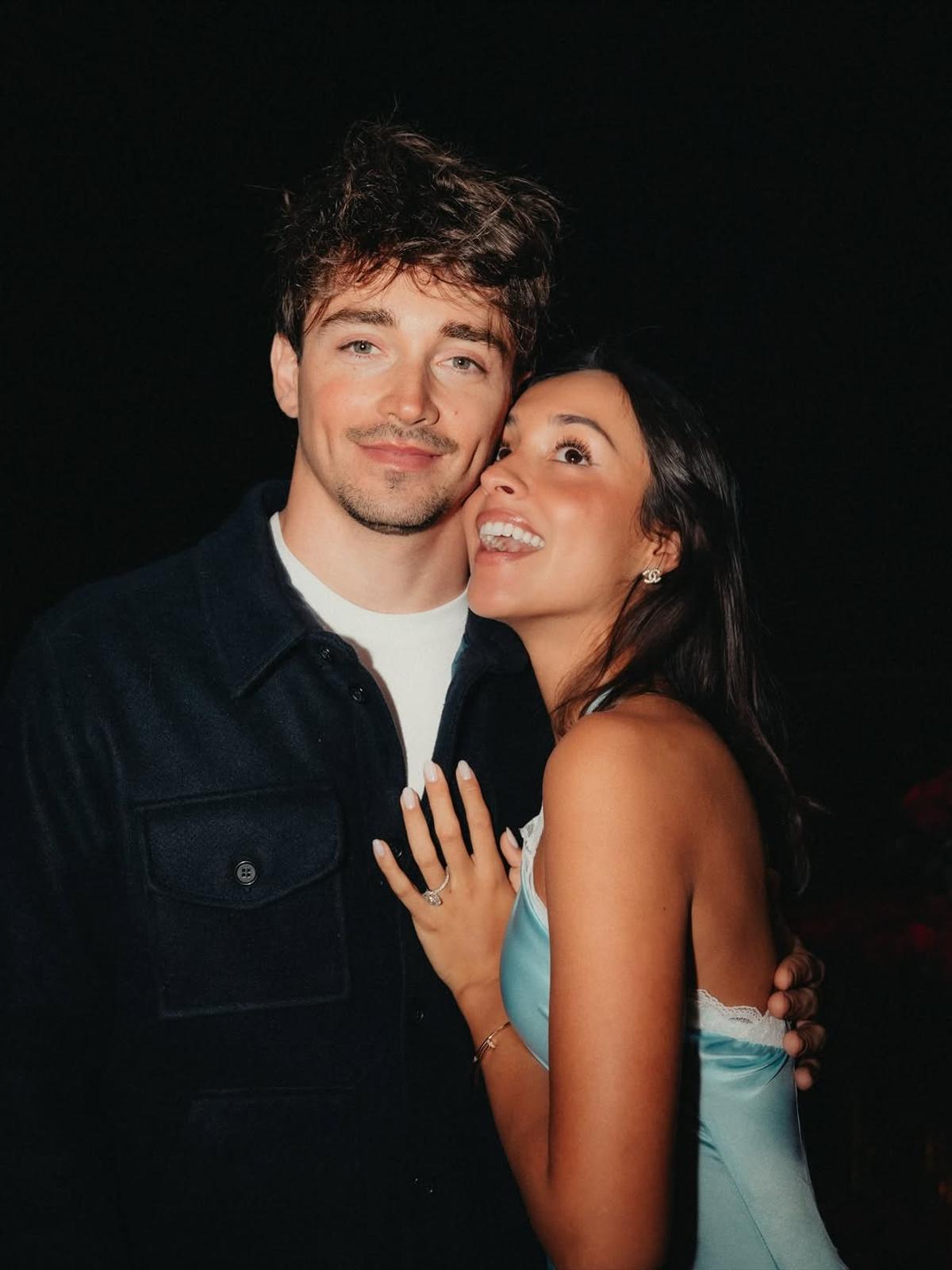 Charles Leclerc a cerut-o în căsătorie pe Alexandra Saint Mleux / Foto: Instagram