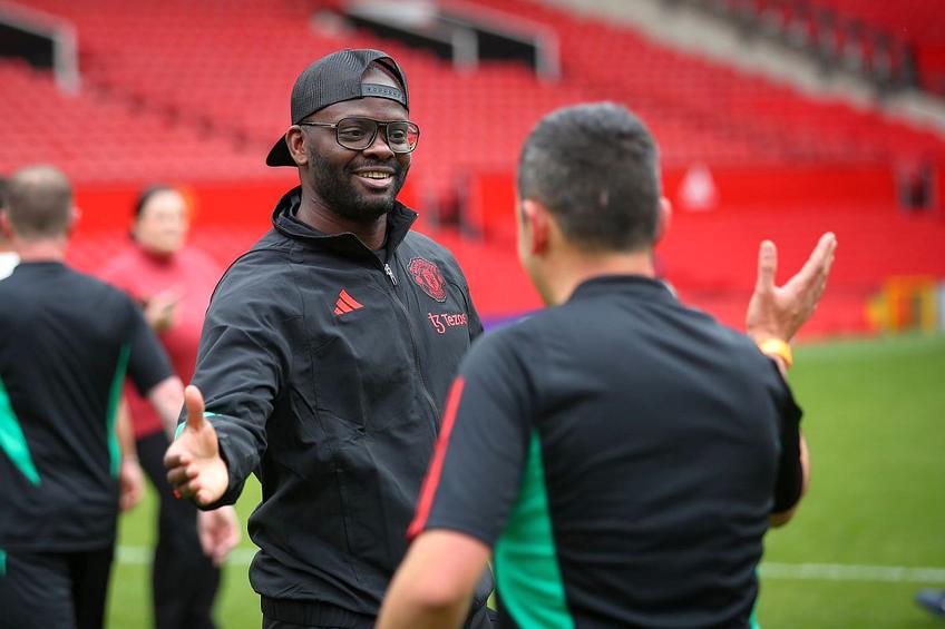 Vasi Bîlc a bătut palma cu Louis Saha // foto: arhiva personală
