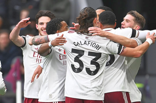 Arsenal, liderul din Premier League. Foto: Imago