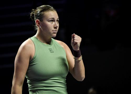 Amanda Anisimova după un punct reușit FOTO Imago Images
