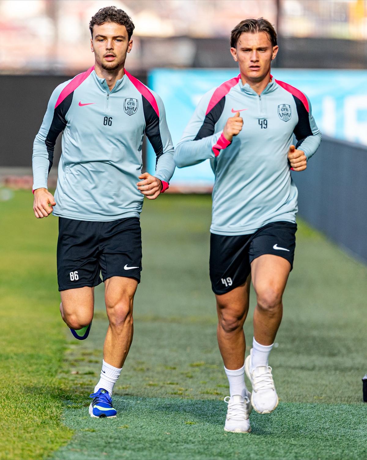 Daniel Pancu, primul antrenament oficial la CFR Cluj » Imagini din Gruia