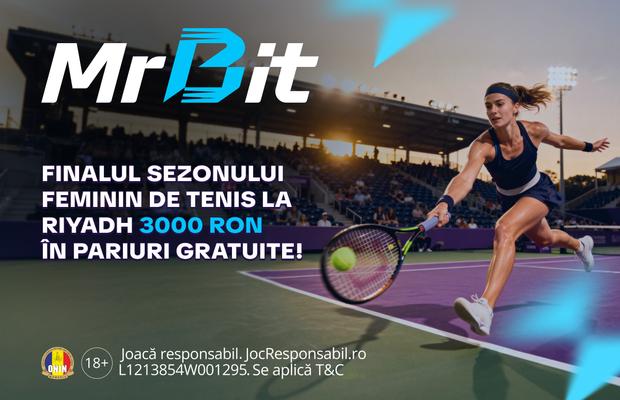 Favoritele la titlul WTA Finals 2025 de la Riad + 3 000 RON în pariuri gratuite la Mr Bit