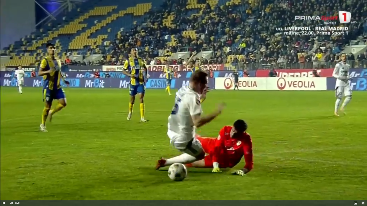 Faza la care Kovtaliuk a fost faultat de Krell