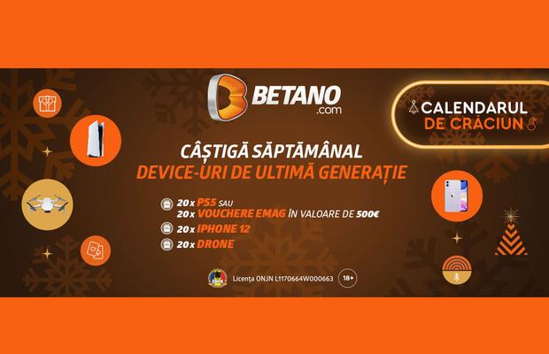 Betano dă startul iernii cu patru săptămâni de foc
