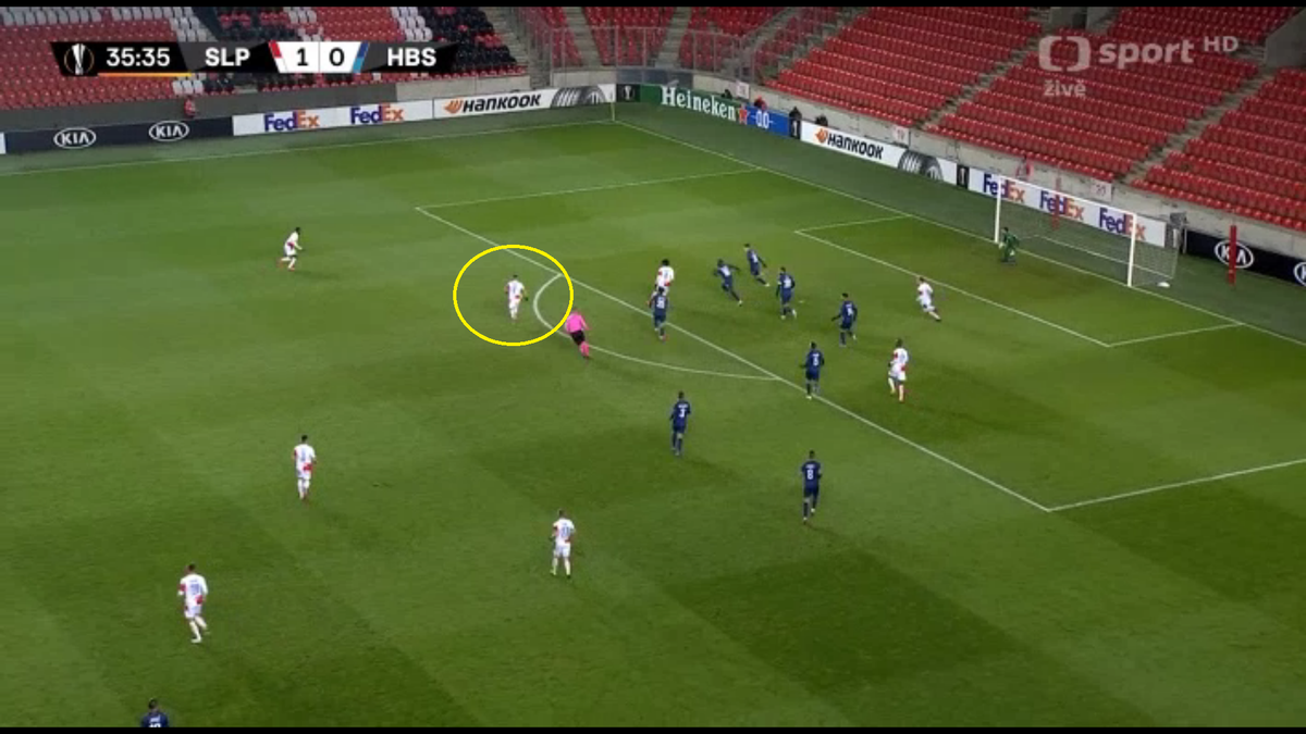 VIDEO+FOTO. Nicolae Stanciu, gol în Europa League pentru Slavia Praga! Execuție frumoasă a românului