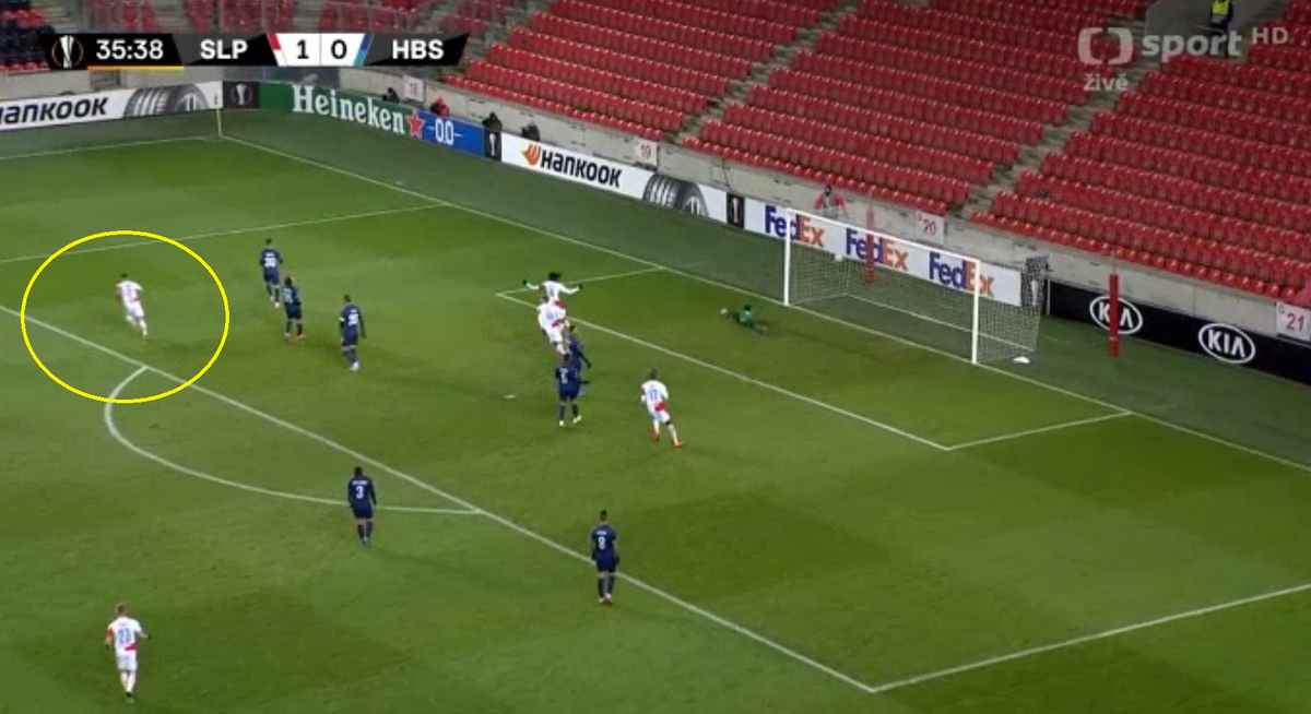 FOTO Gol Nicolae Stanciu // Slavia Praga - Hapoel Be'er Sheva // 03.12.2020