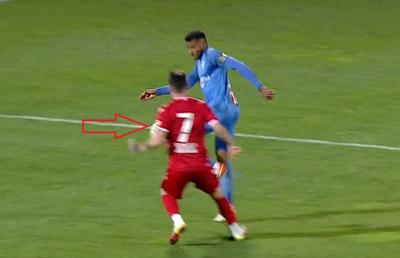 Fază de penalty în Clinceni - Dinamo: „Arbitrul a greșit”