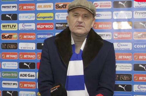 FCU Craiova a câștigat derby-ul cu CS Universitatea Craiova, scor 2-0. Adrian Mititelu, finanțatorul oaspeților, a fost entuziasmat de victoria obținută în fața marii rivale, dar taie entuziasmul fanilor cu privire la antrenorul Nicolo Napoli.