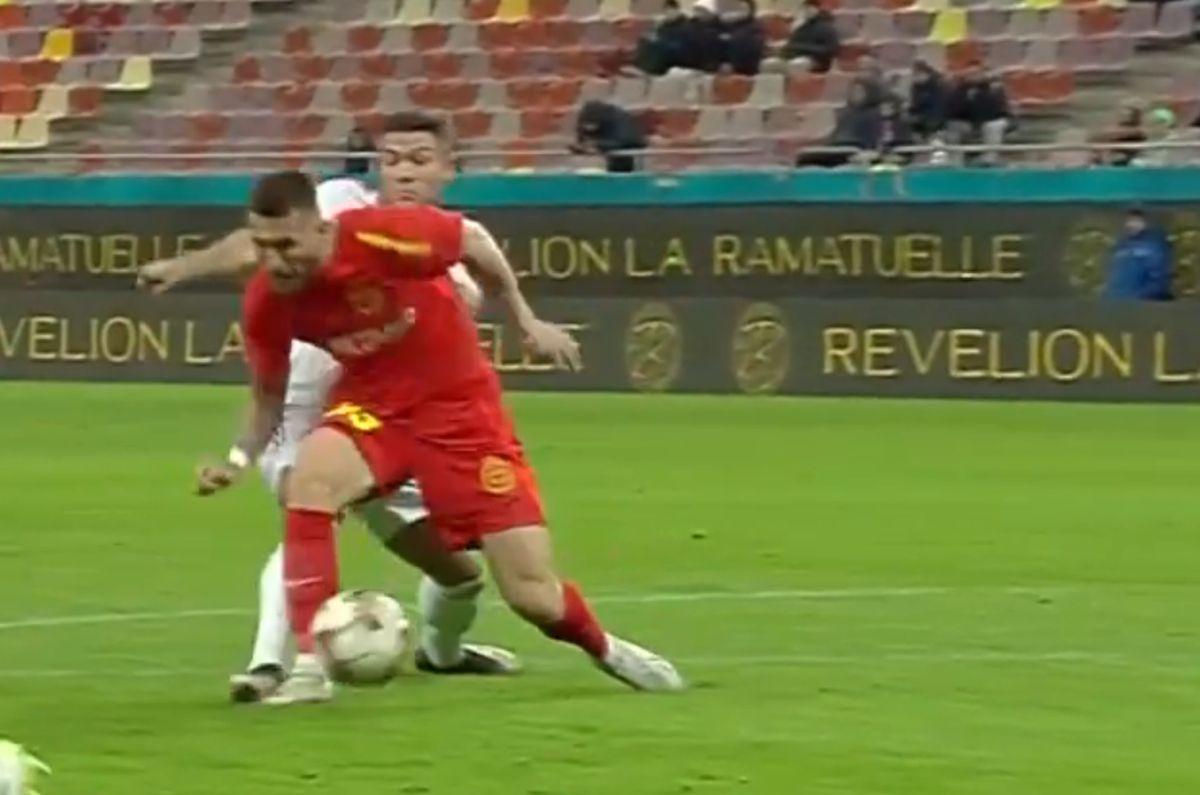 L-a faultat sau nu pe Ovidiu Popescu? Gol controversat în FCSB - Oțelul, validat după 3 minute de analiză VAR