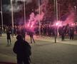Peluza Nord FCSB și-a făcut apariția la Arena Națională pentru a-și lua rămas-bun de la Helmut Duckadam