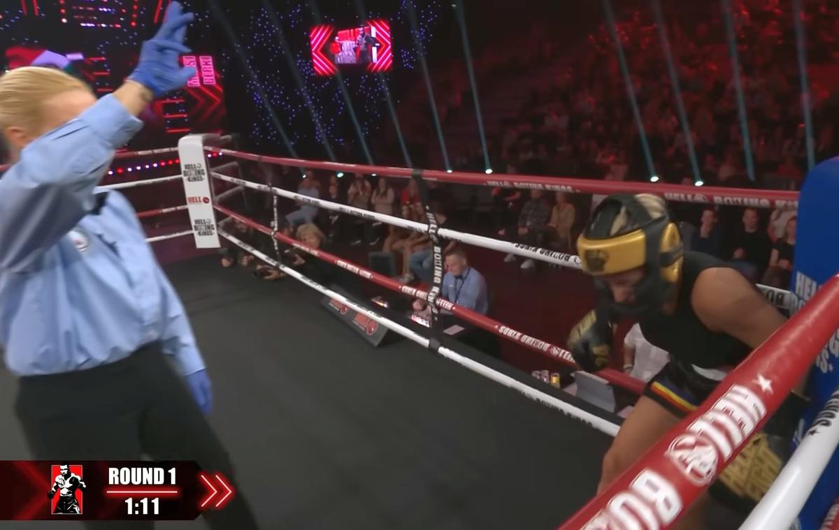Giulia, făcută KO în ringul de box în doar câteva secunde, de o influenceriță maghiară! Gestul făcut la finalul meciului