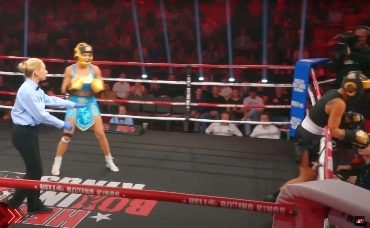 Giulia, făcută KO în ringul de box în doar câteva secunde, de o influenceriță maghiară! Gestul făcut la finalul meciului