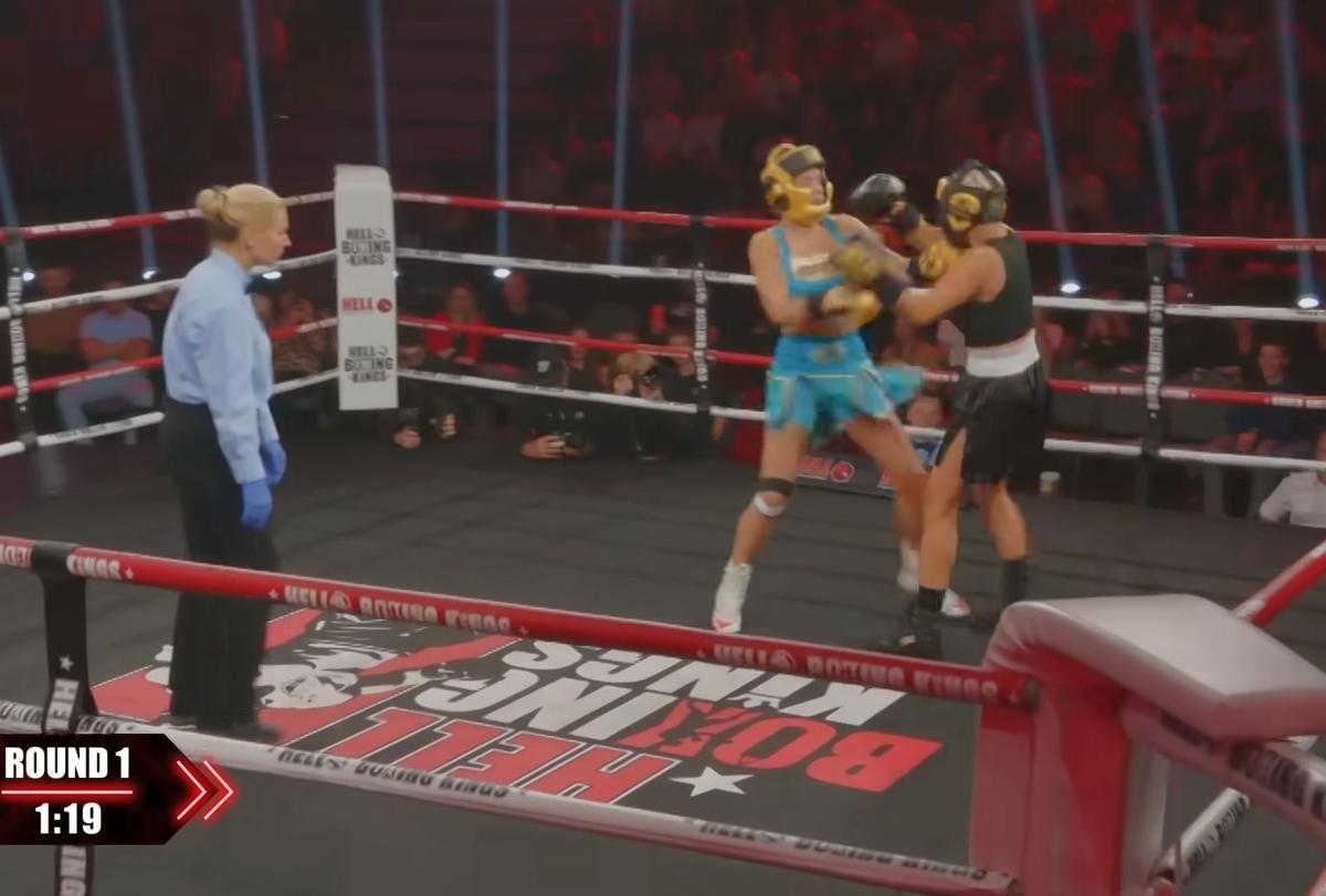 Giulia, făcută KO în ringul de box în doar câteva secunde, de o influenceriță maghiară! Gestul făcut la finalul meciului