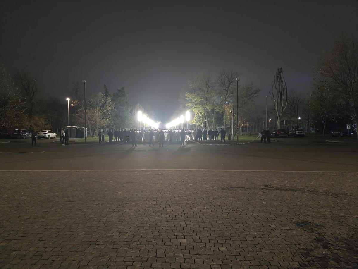 Peluza Sud Steaua a ajuns la Arena Națională pentru a-și lua rămas-bun de la Helmut Duckadam