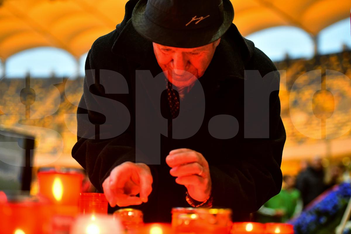 Imagini emoționante lângă sicriul lui Helmut Duckadam
