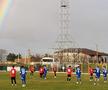 Micuțul stadion din Borcea a trecut printr-un proces de cosmetizare pentru meciul cu FCSB  / Sursă foto: Facebook@ Theodor Aniel