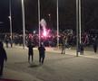 Peluza Nord FCSB și-a făcut apariția la Arena Națională pentru a-și lua rămas-bun de la Helmut Duckadam