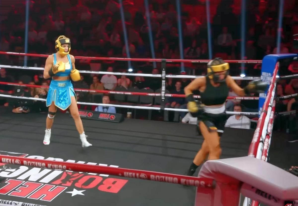 Giulia, făcută KO în ringul de box în doar câteva secunde, de o influenceriță maghiară! Gestul făcut la finalul meciului