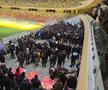 Peluza Nord FCSB și-a făcut apariția la Arena Națională pentru a-și lua rămas-bun de la Helmut Duckadam