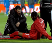 Mamadou Karamoko s-a accidentat la încălzire înainte de Farul - Dinamo // FOTO: captură Prima Sport