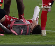 Alexandru Matei s-a accidentat grav în UTA - FCSB // FOTO: captură Prima Sport