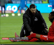 Mamadou Karamoko s-a accidentat la încălzire înainte de Farul - Dinamo // FOTO: captură Prima Sport