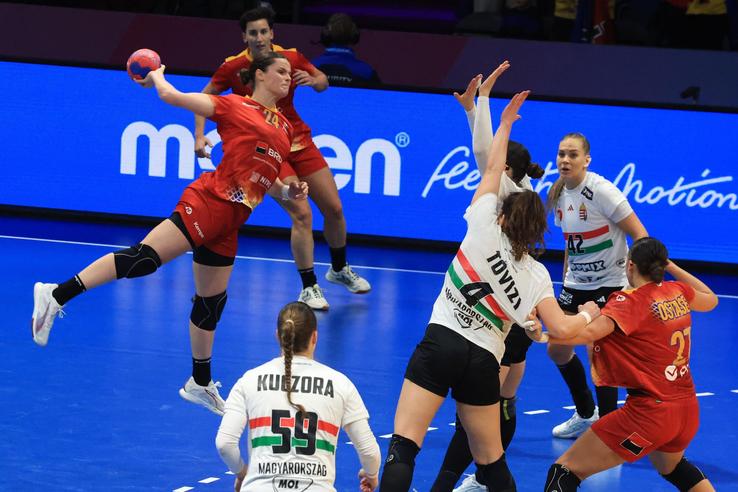 Alisia Boiciuc / Imagini din meciul Ungaria - România, CM 2025 de handbal feminin / FOTO: Ionuț Iordache (GSP.ro)