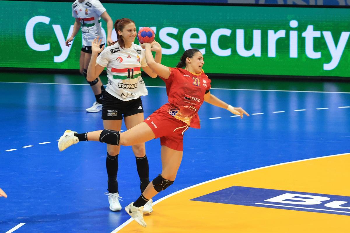 Imagini din meciul Ungaria - România, CM 2025 de handbal feminin