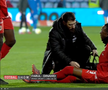 Mamadou Karamoko s-a accidentat la încălzire înainte de Farul - Dinamo // FOTO: captură Prima Sport