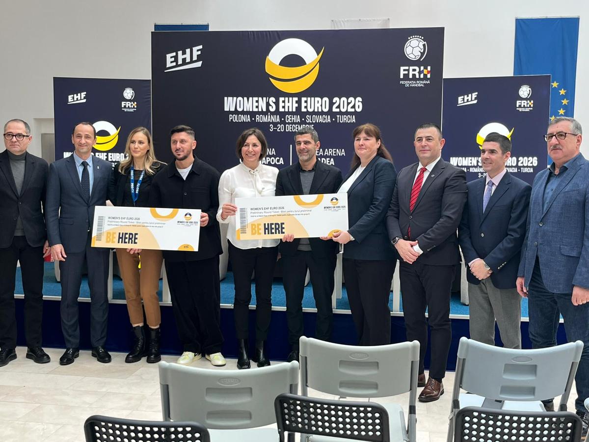 FRH a lansat platforma de ticketing pentru Campionatul European de handbal feminin din 2026