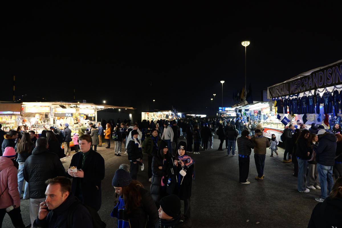 Imagini înaintea meciului Inter - Venezia
