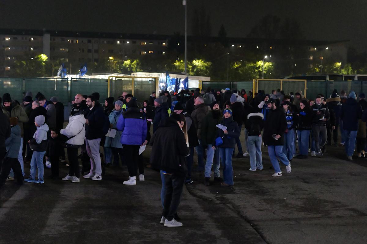 Imagini înaintea meciului Inter - Venezia