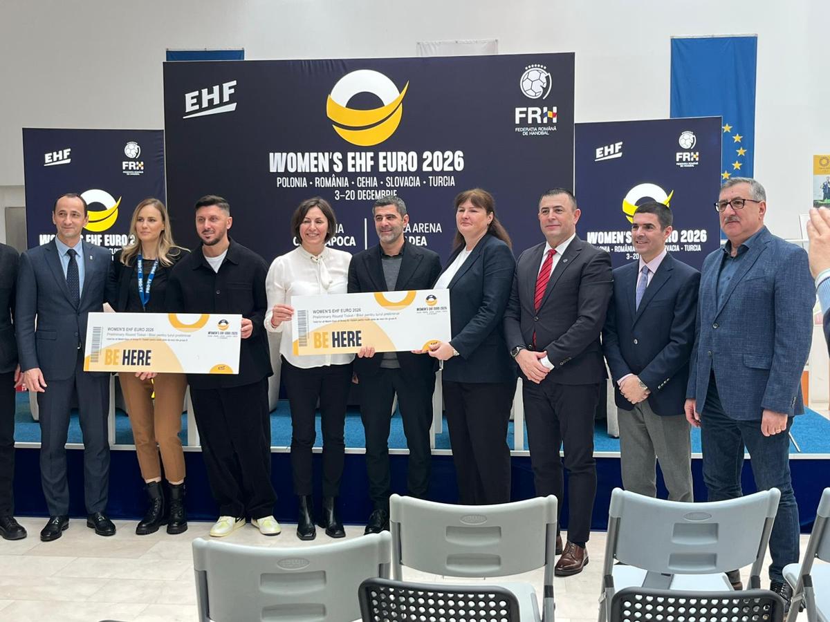 FRH a lansat platforma de ticketing pentru Campionatul European de handbal feminin din 2026