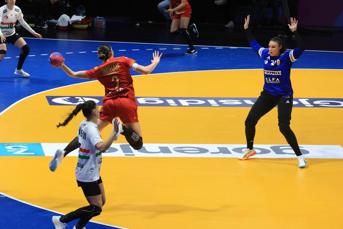 Imagini din meciul Ungaria - România, CM 2025 de handbal feminin
