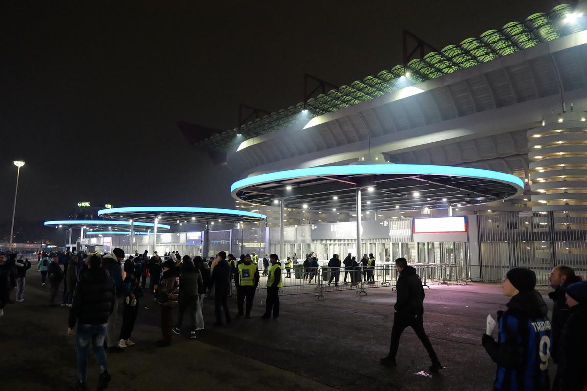 Imagini înaintea meciului Inter - Venezia