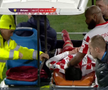 Alexandru Matei s-a accidentat grav în UTA - FCSB // FOTO: captură Prima Sport