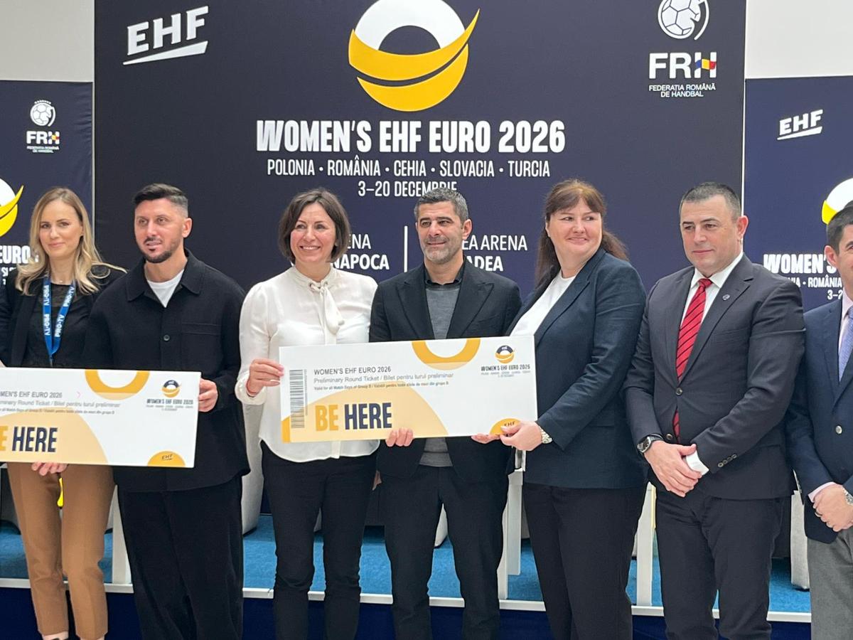 FRH a lansat platforma de ticketing pentru Campionatul European de handbal feminin din 2026