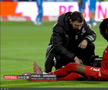 Mamadou Karamoko s-a accidentat la încălzire înainte de Farul - Dinamo // FOTO: captură Prima Sport