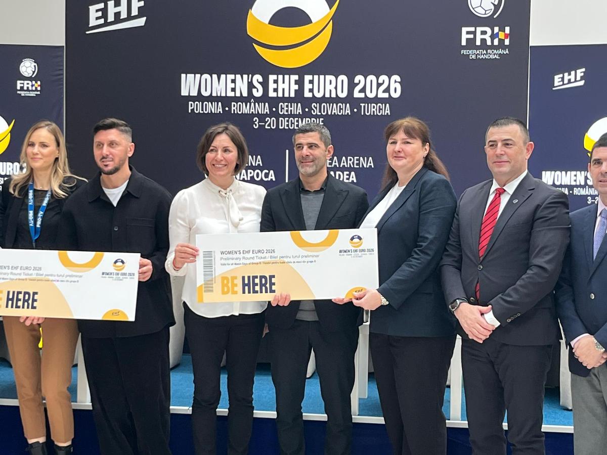 FRH a lansat platforma de ticketing pentru Campionatul European de handbal feminin din 2026
