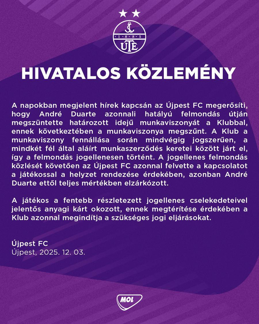 Sursă: Ujpest Facebook Scandal după transferul la FCSB! Ungurii fac iureș: „ILEGAL! A cauzat daune financiare”