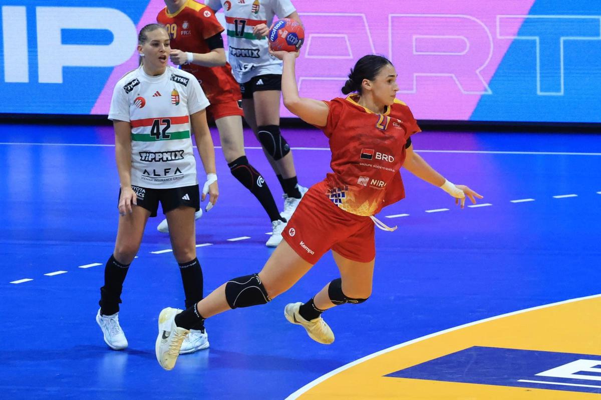 Imagini din meciul Ungaria - România, CM 2025 de handbal feminin