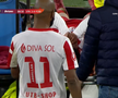 Alexandru Matei s-a accidentat grav în UTA - FCSB // FOTO: captură Prima Sport