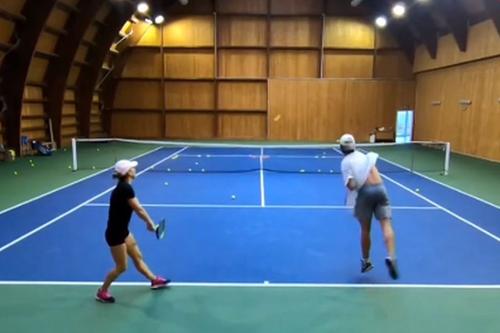 Antrenamentul Simonei Halep