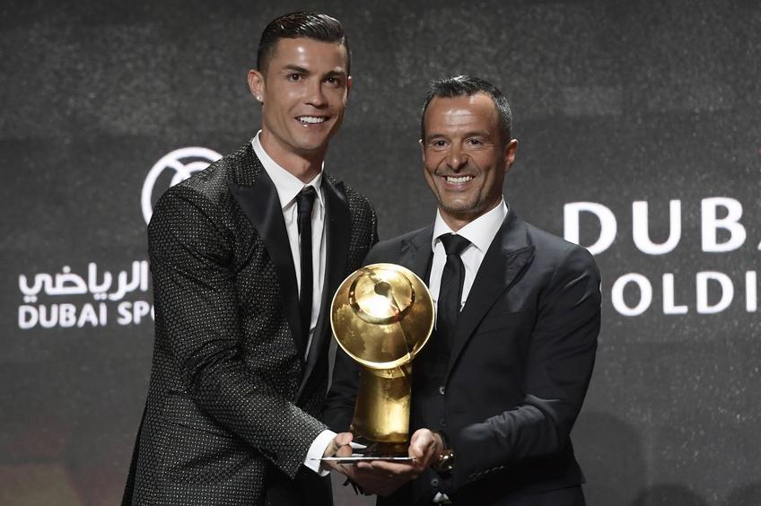 Cristiano Ronaldo și Jorge Mendes.
Foto: Imago