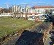 Imagini de la demolarea Stadionului Tineretului