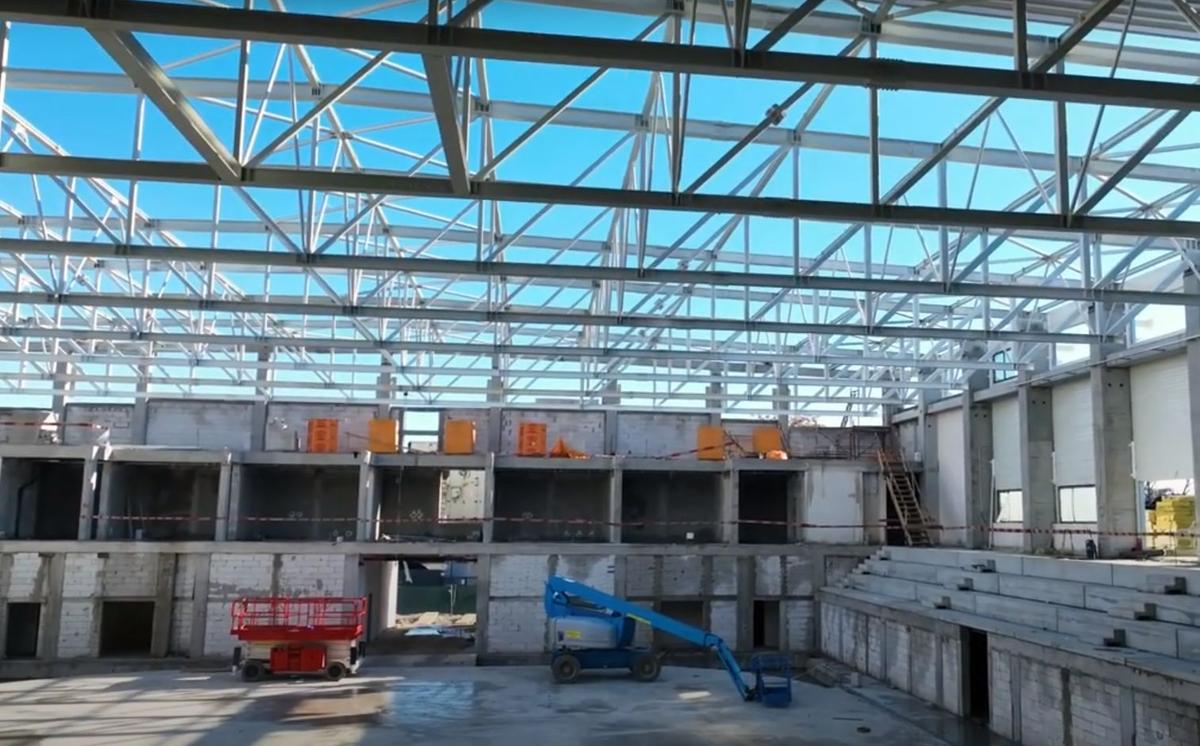Noi imagini cu investiția de 10 milioane din București: „Zilele acestea se montează ultimele elemente ale structurii arhitecturale”