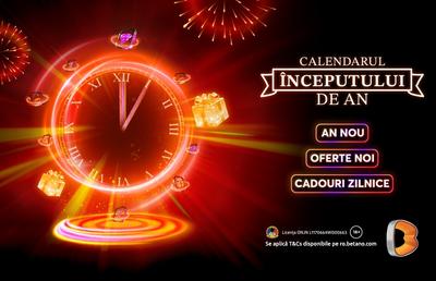 Dăm startul Calendarului Începutului de An Betano An Nou, Oferte Noi, Cadouri Zilnice