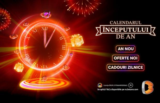 Dăm startul Calendarului Începutului de An Betano An Nou, Oferte Noi, Cadouri Zilnice