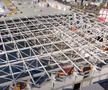Așa arătau lucrările la Berceni Arena, noul patinoar din București, în ianuarie